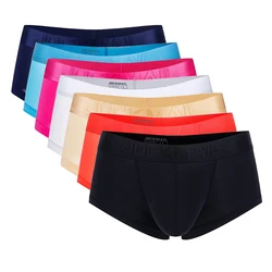 7 Pcs Sexy Ice Silk Boxers Men Underwear Mens Ultra Thin Underpants Boxer Shorts Panties Pouch Slips Homme Cuecas Trunks