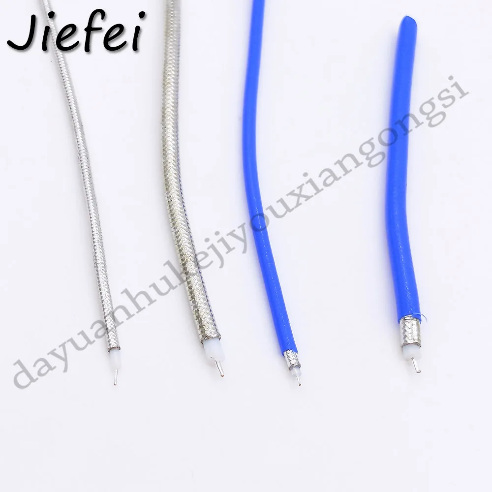 반강성 플렉시블 블루 재킷, RF 동축 케이블 어댑터, RG402, 0.141 인치, RG405, 0.086 인치, 50 OHM, 10-20M