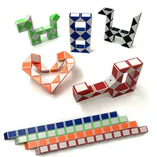 24 клинья Волшебная линейка мини волшебная Твист Головоломка Куб игра игрушка образовательный куб игрушка подарок для детей взрослых трансформируемый подарок головоломка