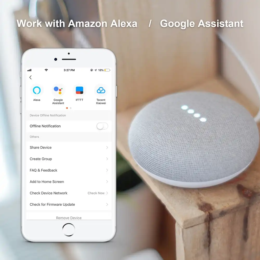 smart power points google home