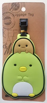 

すみっコぐらしLuggage Tag Travel Accessories Creative Baggage Boarding Tags Silica Gel Suitcase ID Addres Holder Portable Label