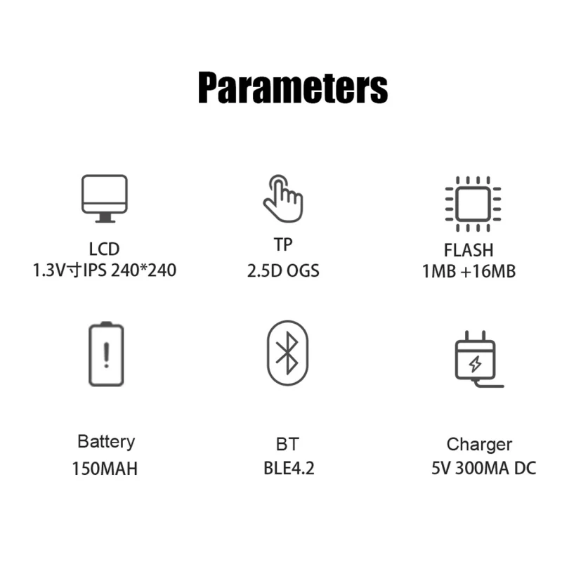 Смарт-часы с Bluetooth фитнес-браслет с сенсорным экраном ЖК-шагомер сообщение сердечного ритма время сна оснастка спортивный браслет на запястье