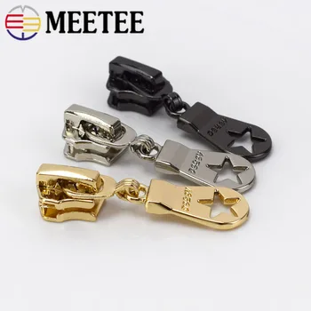 

10pcs Auto Locks Zipper Head For 5# metal zippers Sewing Fashion Zipper Sliders Zip Repari Kits DIY Crafts G2-2