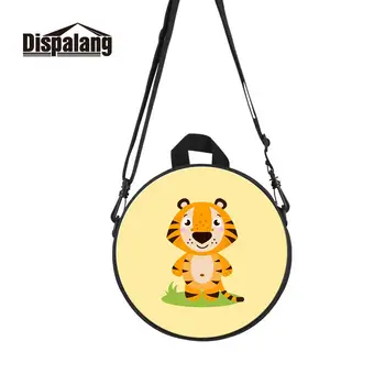 

Dispalang Cartoon Animal Print Round Backpack Mini Book Bag Kids Backpack Girls School Bag Children Shoulder bag