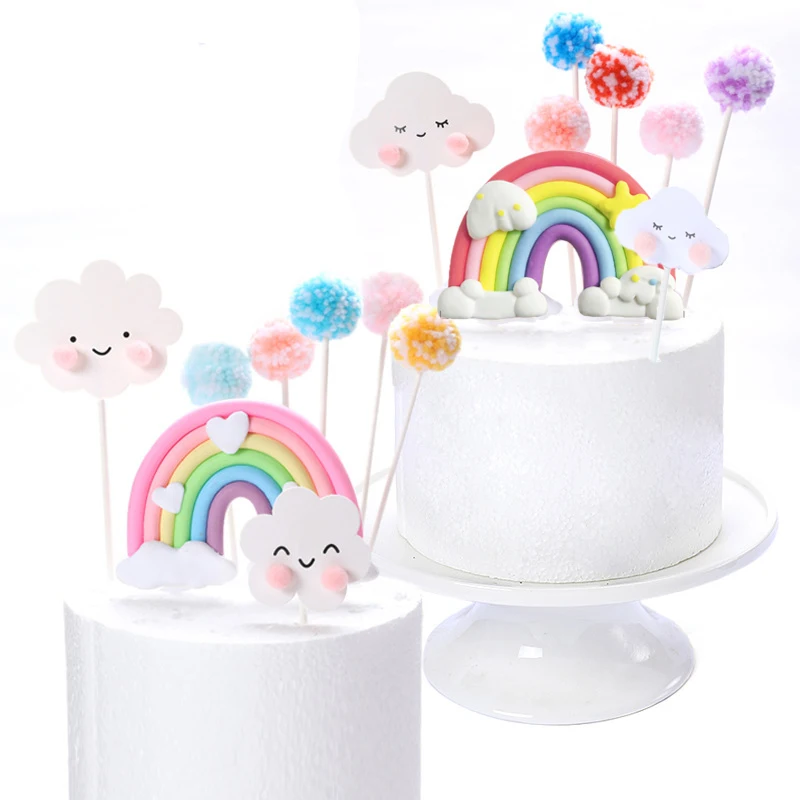 Rainbow Cake Topper DIY