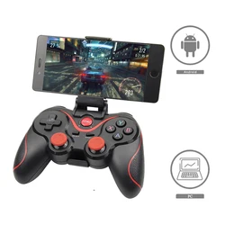 Wireless Joystick Gamepad PC Game Controller Remote Bluetooth-compatible Joystick For Mobile Phone Tablet TV Box Holder Wireless Joystick Gamepad PC Game Controller Remote Bluetooth-compatible Joystick For Mobile Phone Tablet TV Box Holder