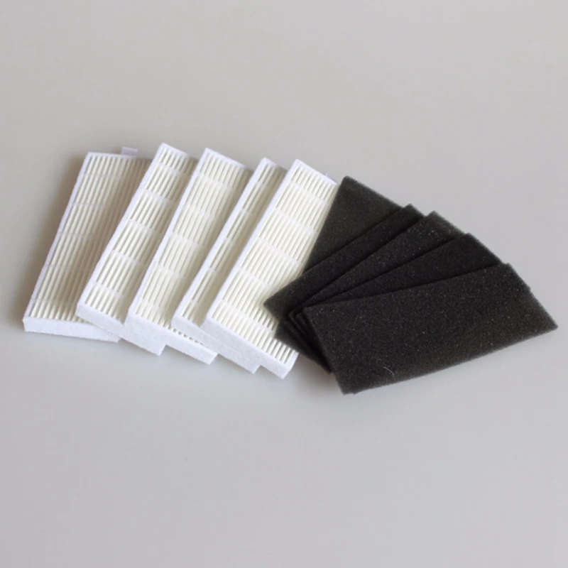 1 х щетка + 6 x Hepa фильтр + 6 x Губка + 10 x боковая щетка для Ilife Запчасти для робота-пылесоса Polaris chuwi Ilife A4 A4S T4 X432 X43