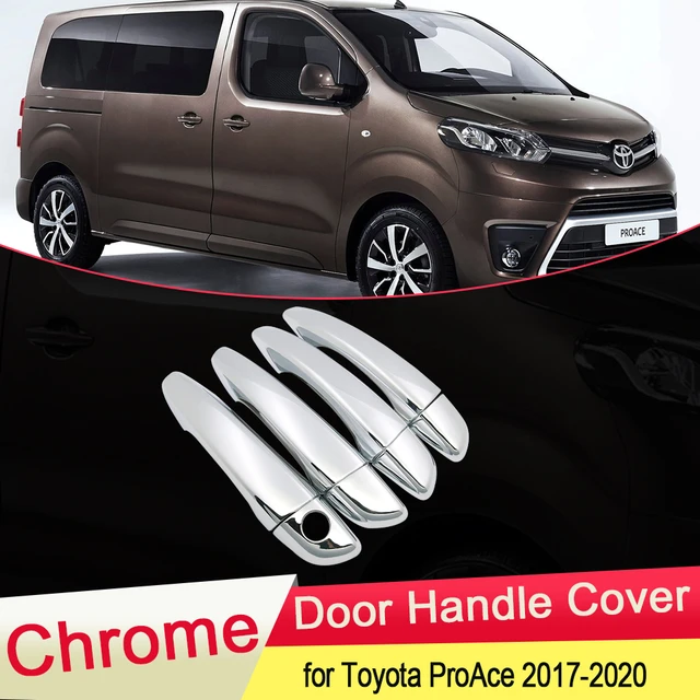 Chrom Carbon Faser Auto Türgriff für Toyota ProAce Citroen Versand Peugeot  Expert 2017 ~ 2022 2018 2019 2020 2021 Abdeckung Aufkleber Schlüssel Kappe  zubehör - AliExpress