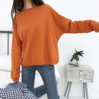 

Autumn Winter New Solid Color Casual Basic Korean Style Fashion Wild Long-sleeved Women Sweater Y1