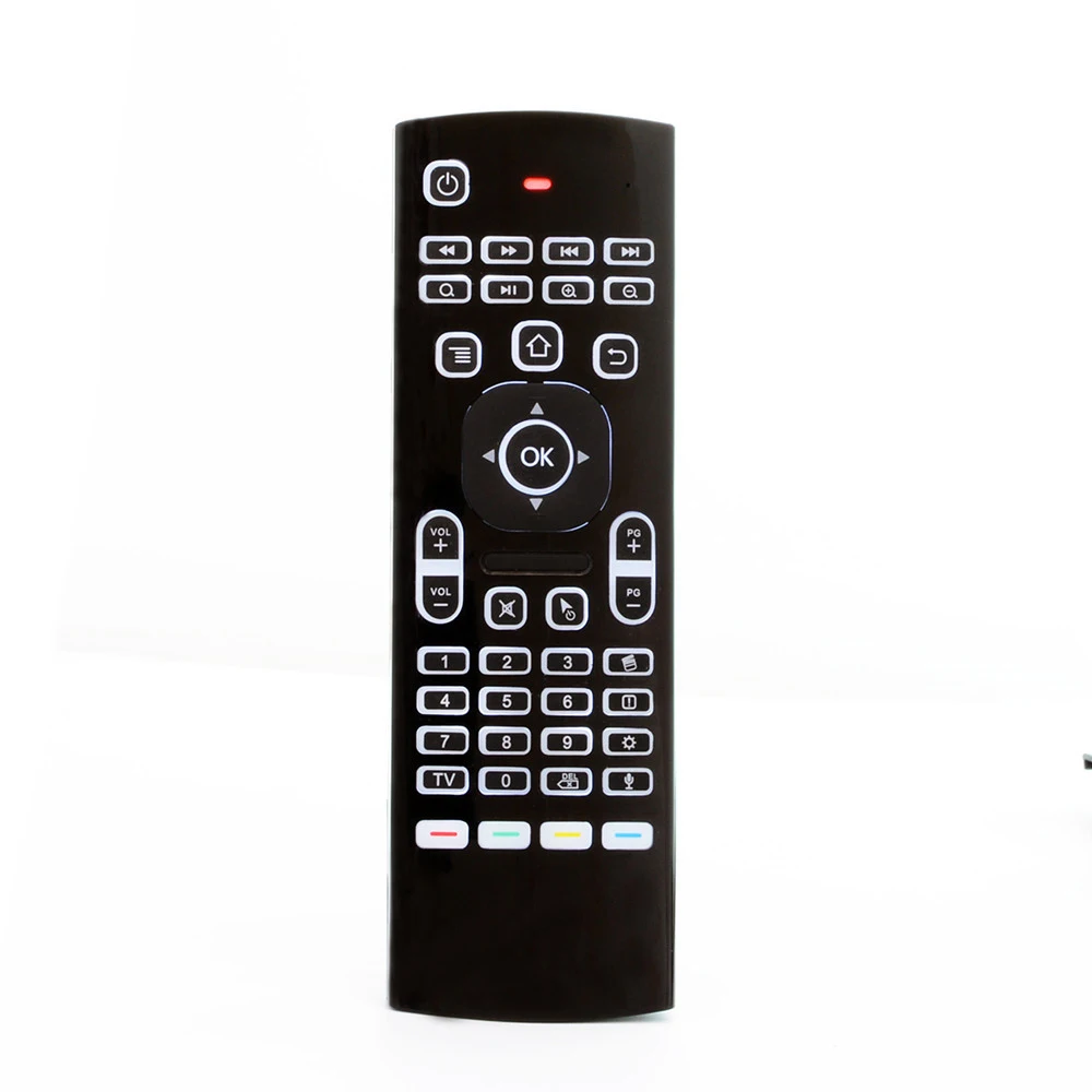 MX3 Backlight Air Mouse Remote Control Wireless Mini Keyboard 2.4Ghz For Android TV Box PC Motion Sensing Gamer Controller | Электроника