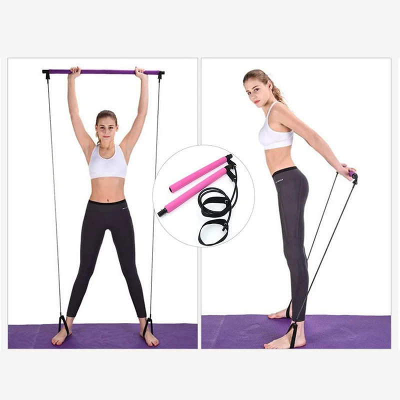 Puller Yoga Rope Pilates Bar Kit 3