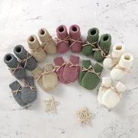 Baby Shoes and Gloves Knit Set
