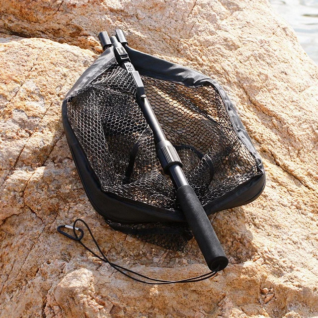 Retractable Fishing Net Telescoping Foldable Landing Net Pole Folding Landing  Net Fly Fishing Pole Fishing Net For Trout Kayak - AliExpress