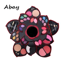 Abay женский набор теней для макияжа век Палитра золото Обнаженная палитра вращающаяся коробка косметический консилер ВВ крем основные