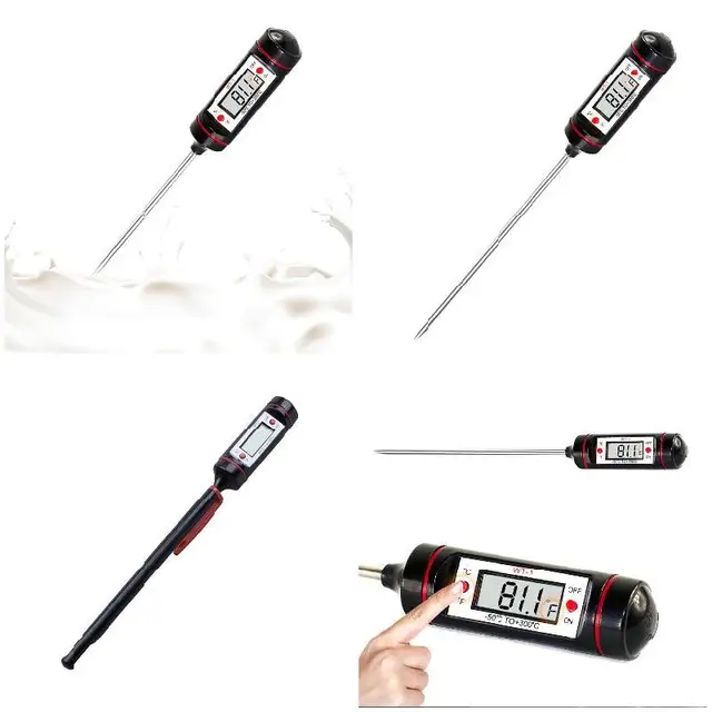 Digitális Szonda Élelmiszer -Hőmérő Toll Stílusú Konyhai Grillezés Étkező Szerszámok Hőmérséklet Háztartási Hőmérők Főzési Termométer - Image 6