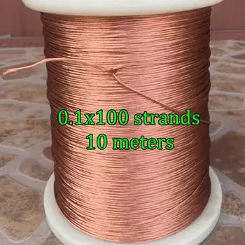 

Cltgxdd 0.1x100 Strands Light Strands Litz Wire Bundle Stranded Enamelled Copper Wire Multi-strand Wire 10 meters