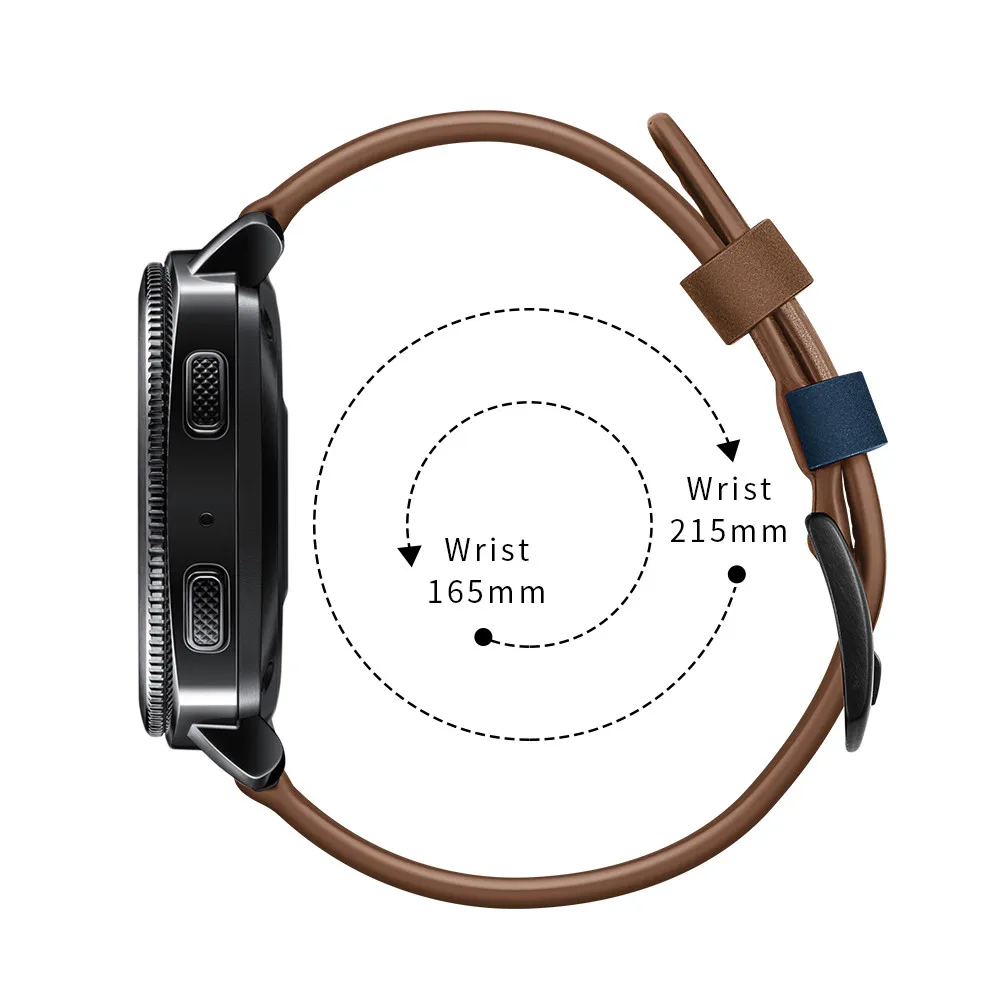 Ремешок для часов 20 мм 22 мм кожаный ремешок для Xiaomi Huami Amazfit GTR 47 мм 42 мм ремешок для часов браслет для Huami Amazfit GTR наручный ремень