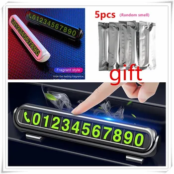

Car Temporary Parking Card Air Freshener Phone Number FOR McLaren 650S 540C P1 12C MP4-12C X-1 Senna 720S 600LT 570S
