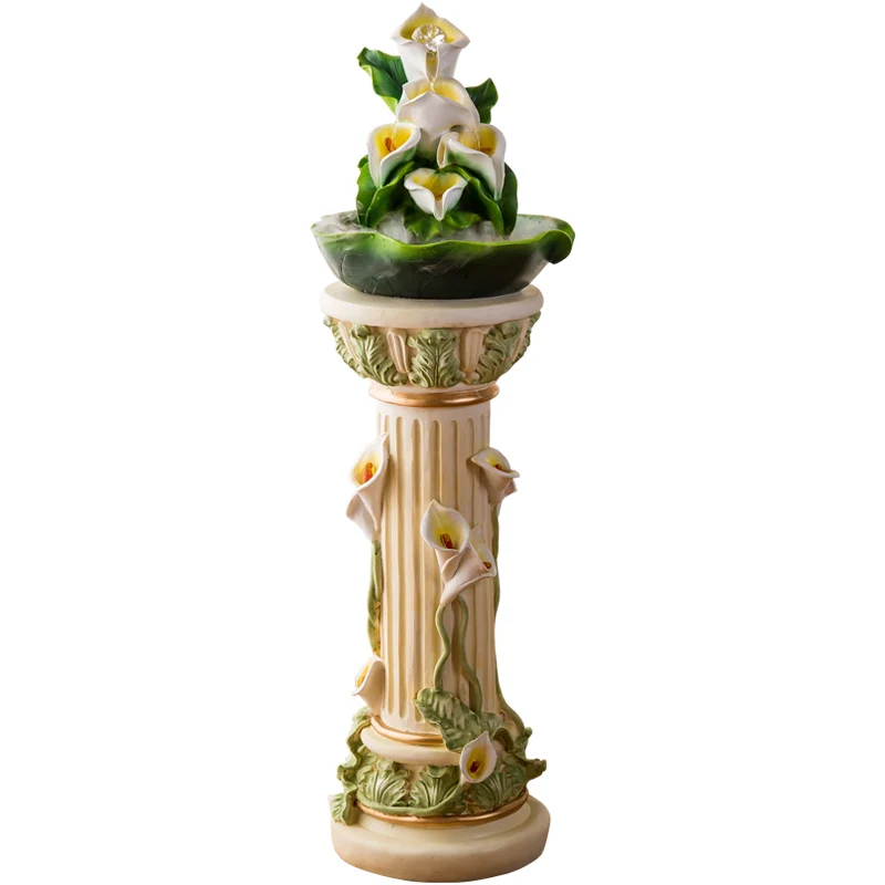 

Living room fountain running water swing piece floor household decoration feng shui wheel creative opening gift shop