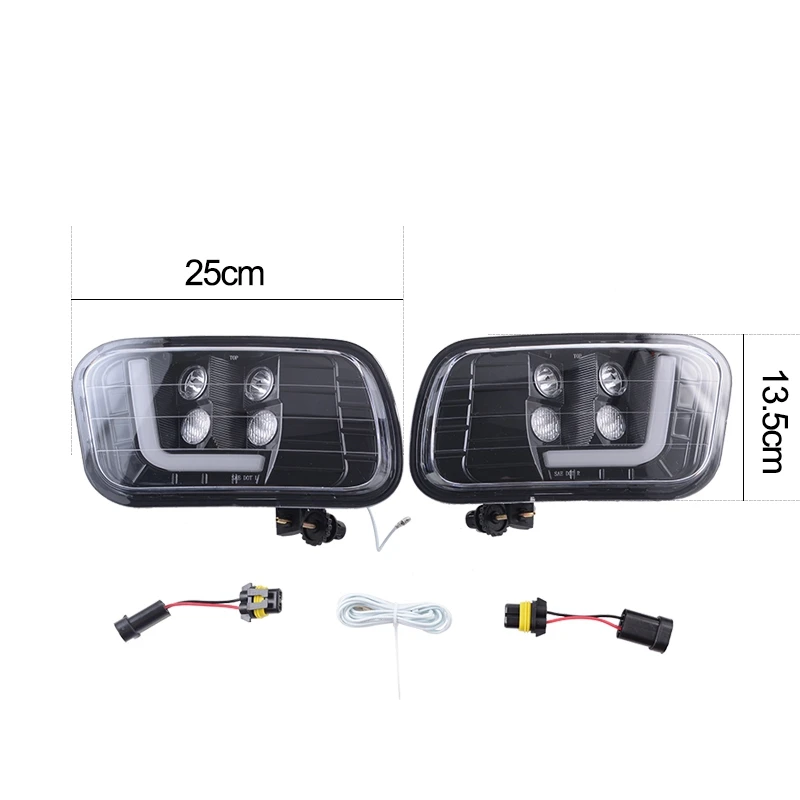 Для 09-12 Dodge Ram 1500/2500/3500 дымчатые линзы светодиодный туман светильник светодиодный светильник тумана