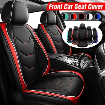 

Universial Front Car Seat Cover Protector Car Covers PU Leather Full Protect Non-slip for Bmw E60 E90 E46 Audi A3 A4 VW Ford
