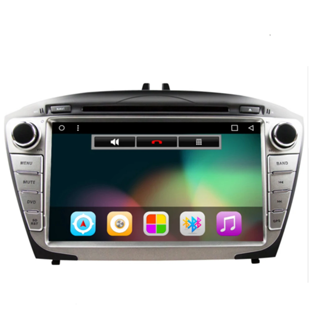 " сенсорный экран Android8.1 Восьмиядерный автомобильный DVD gps AM/FM BT sd/usb разъем RDS/Bluetooth видео плеер для hyundai Tucson 2+ 32 ГБ