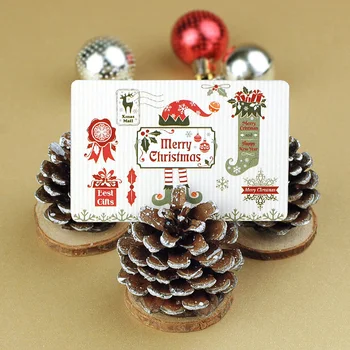

10pcs/lot 5*5*6CM(H) Pine Nuts Shape Christmas Day Party Place Card Name Card Holder(Paper Card not included)