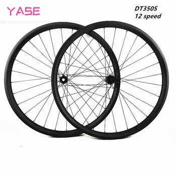 

NEW 12 speed mtb wheelset 27.5inch 37x24mm Tubeless Hookless Mountain bike carbon wheels boost hubs DT350S carbon disc wheel