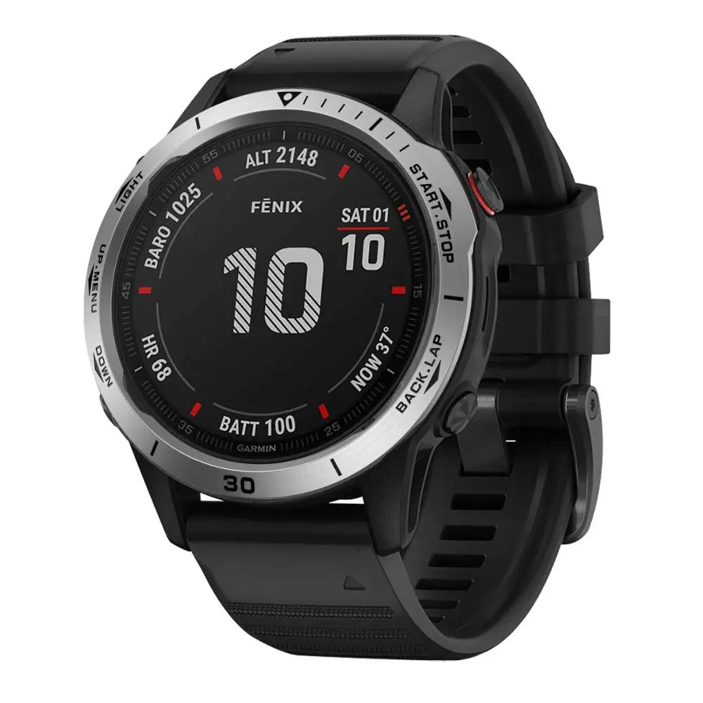 Кольцо с защитой от царапин для Garmin Fenix 6/Fenix 6 Pro/Fenix 6 сапфировое кольцо с циферблатом Стильный чехол металлический чехол