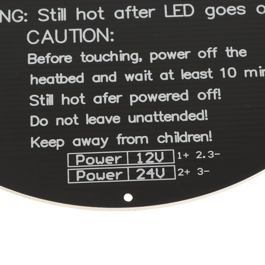 Aluminium Heated PCB Bed 12V 24V Heatbed Plat 220*220*3mm for 3D Printer