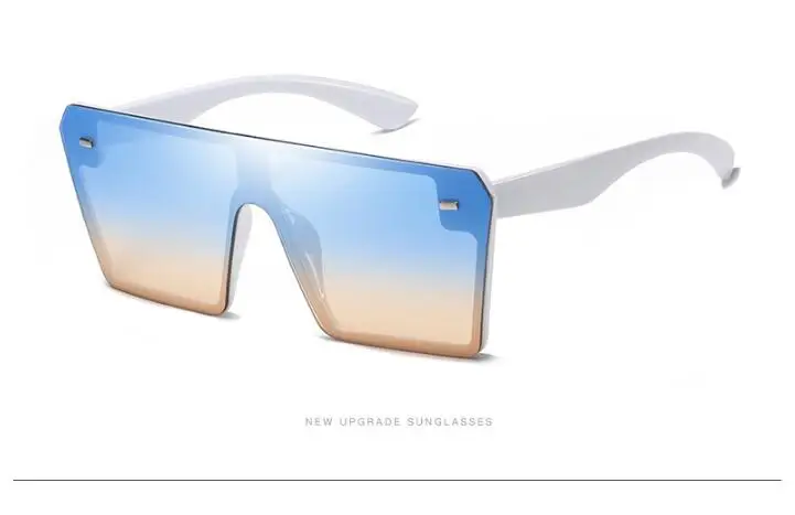 C07 Retro-super-large frame square sunglasses for men and women with European and American fashion rice nail Sunglasses 54157 - Цвет линз: C07