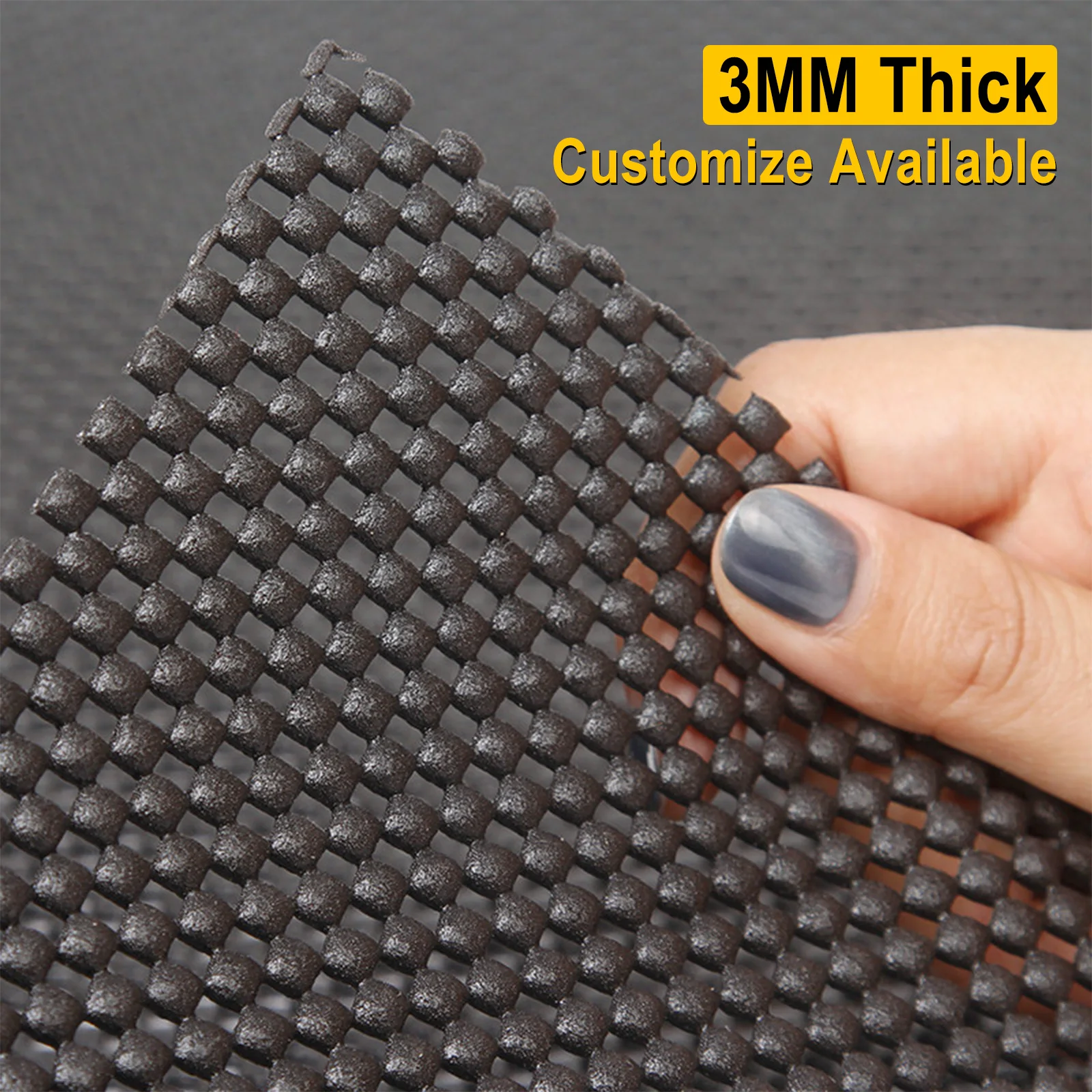 Multipurpose Non-Slip Mat Black Anti Slip Mat Roll Car Mat Non-slip Soft  DIY Free Cutting Mat Anti Non Slip For Car Home Use