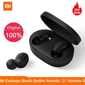 

New Xiaomi Redmi AirDots S Wireless Bluetooth 5.0 Mi True Wireless Earbuds Basic Stereo Auto Link TWS Redmi Airdots 2 Earphone