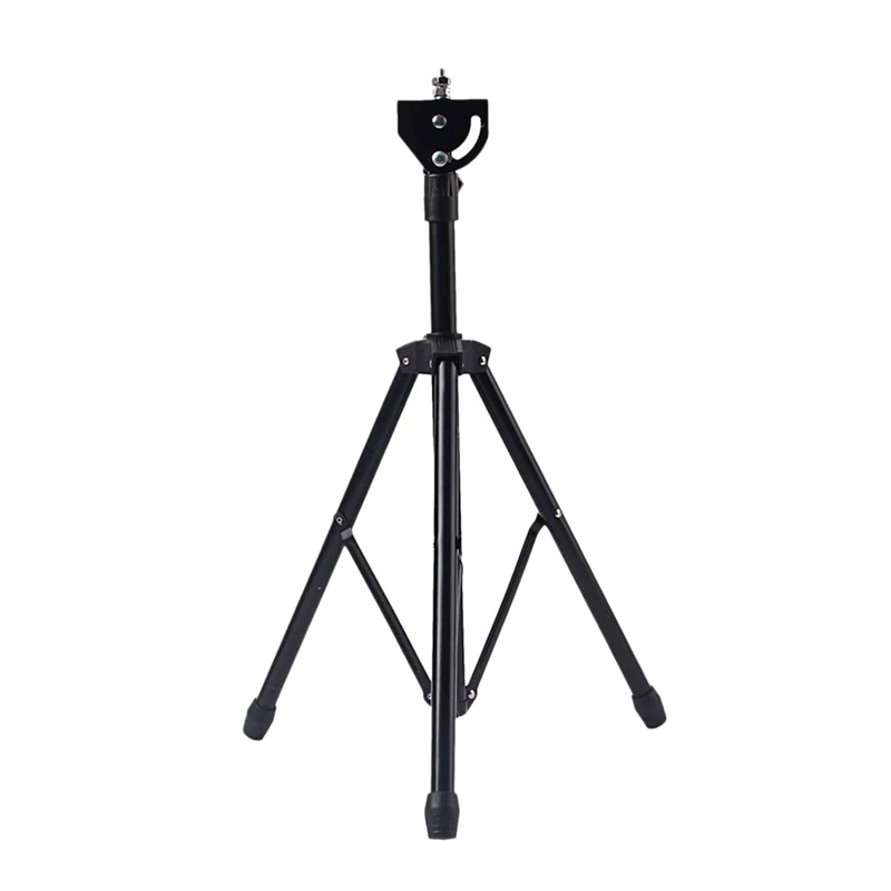 

8 Inches Adjustable Metal Tripod Dumb Drum Stand Practice Pad Rack Bracket Support Percussion Accessory Black