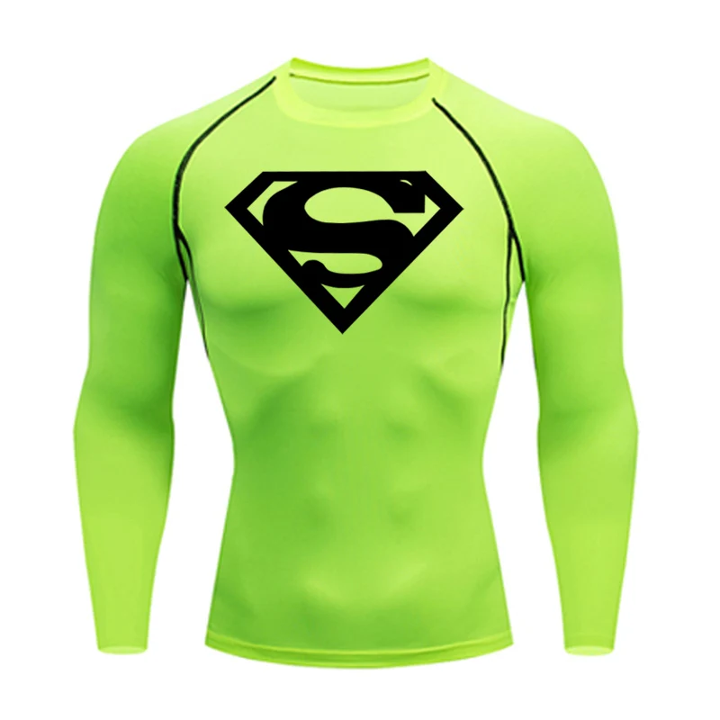 Мужское зимнее теплое бархатное термобелье с Суперменом, кальсоны, пижамный комплект для мужчин, однотонный теплый зимний комплект нижнего белья - Цвет: shirt12
