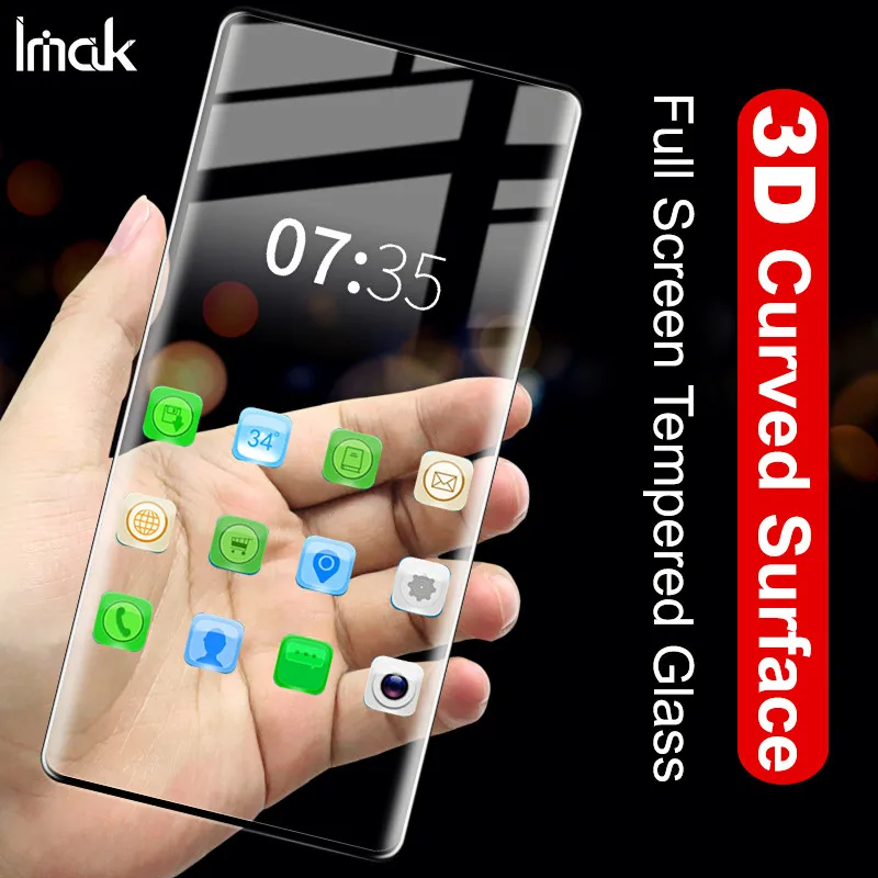 S21 Ultra 5G 2021 Tempered Glass IMAK 3D Curved Full Coverage Front HD Film for Samsung Galaxy S 21 Ultra Glass Screen Protector