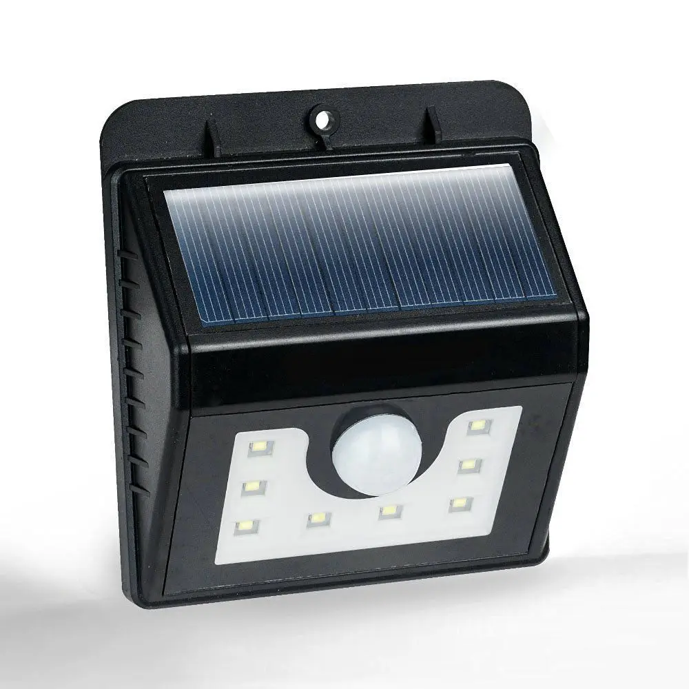 8LED Солнечная Индукционная лампа Солнечный треугольный датчик света Amazon Ebay Wish Лидер продаж
