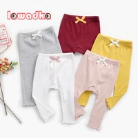 Lawadka Spring Newborn Baby Girls Pants Casual Leggings Fashion Kids PP Pants For Girls Toddler Baby Long Trousers Children Soft 1