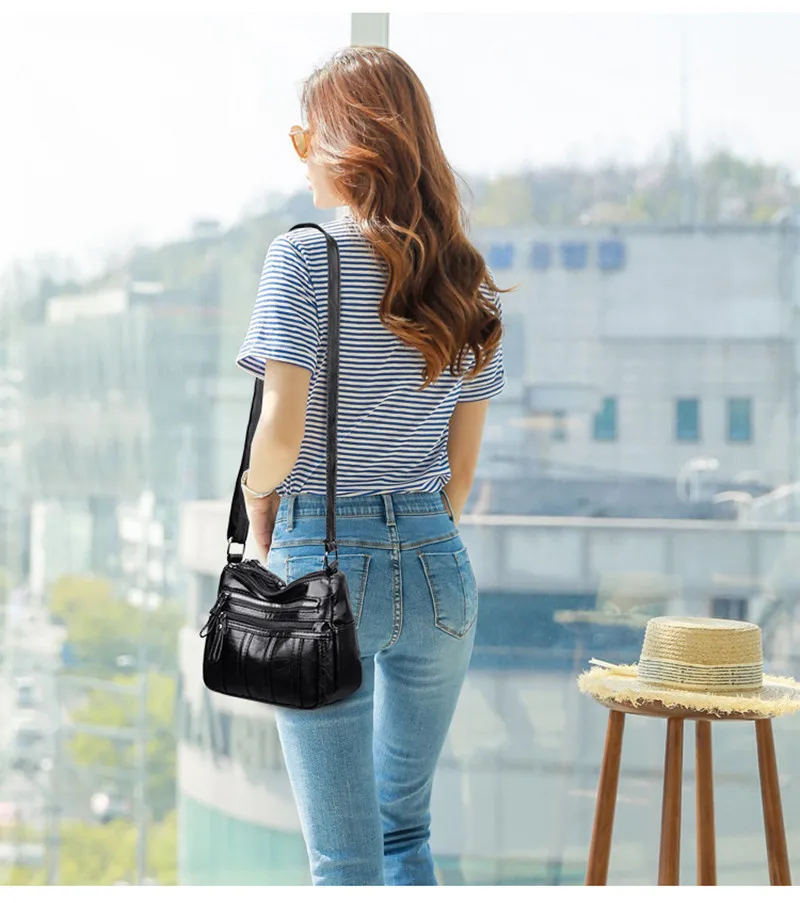 Women Shoulder Bags For Ladies Crossbody Bags Simple Fashion Female Handbag Soft Small Leather Bag 2019 Women Shoulder Bags For Ladies Crossbody Bags Simple Fashion Female Handbag Soft Small Leather Bag 2019