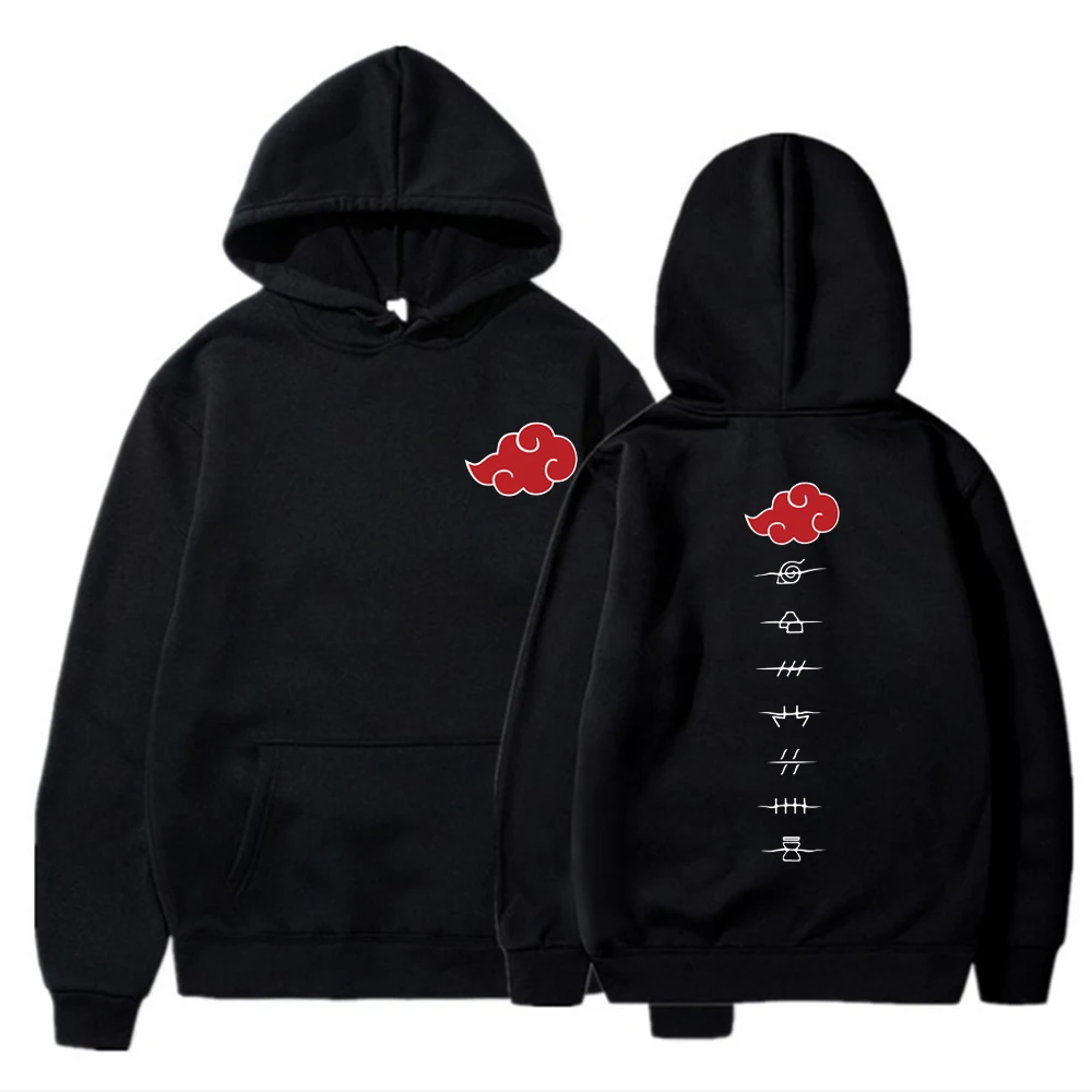 

2020 Anime Manga Naruto Cosplay Jackets Clothes Women Hoodies Sweatshirts Uzumaki Akatsuki Itachi Uhachi Streetswear Hoodie Top
