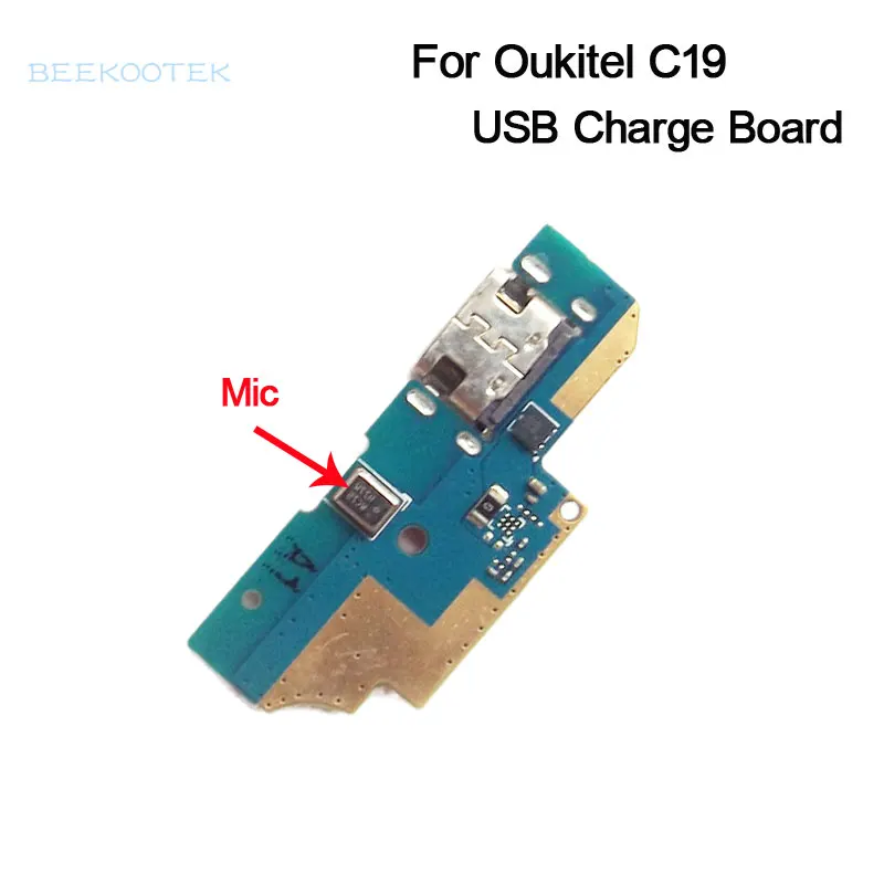 

Оригинальная USB-плата C19 плата с зарядным портом с модулем микрофона, аксессуары для телефонов Oukitel C19,C19 Pro