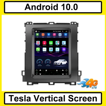 

Tesla Vertical screen android 10 car gps multimedia video radio player in dash for Toyota Prado 2004-2009 car navigation stereo