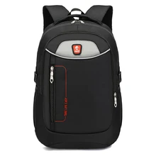Большой вместительный дорожный рюкзак для мужчин, Одноцветный ноутбук, мужской рюкзак, школьная сумка для мальчиков