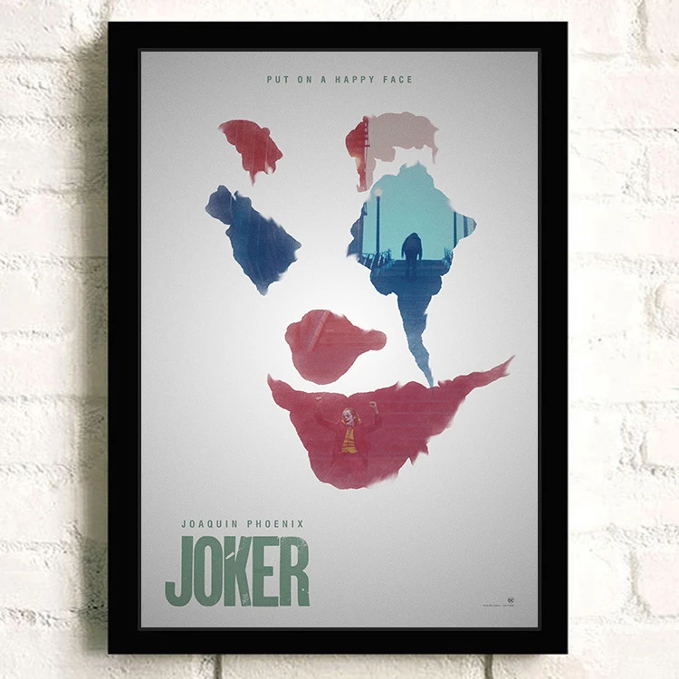 Joker, Joaquin, Phoenix, Хит, Ledger, DC фильмы-комиксы, настенная живопись, печать на холсте, для гостиной, Постер, картинки, домашний декор - Цвет: 17