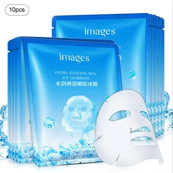 

10PCS Moisturizing Mask Moisturizing Ice Film Renewing Skin Elastic Pore Shrinkage Firming Smoothing Whitening Quick Delivery