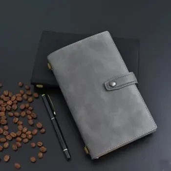 

Fromthenon Vintage Travelers Notebook Diary Notepad PU Leather Spiral Note Book Paper Journal Planners School Stationery Gift