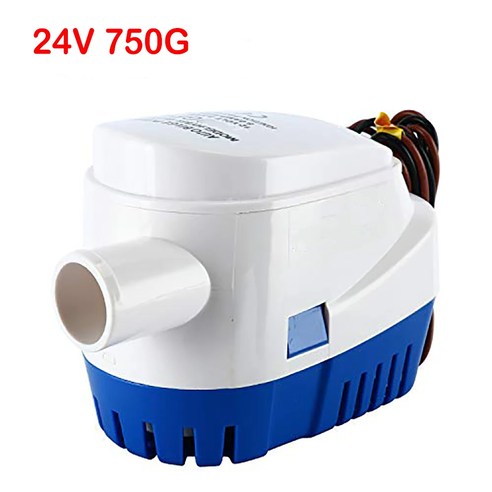 12V 24V 600GPH 750GPH 1100GPH Автоматический Трюмный водяной насос для погружных авто с