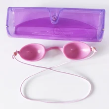 Красные или зеленые профессиональные косметические лазерные очки с чистящей тканью и прозрачный чехол