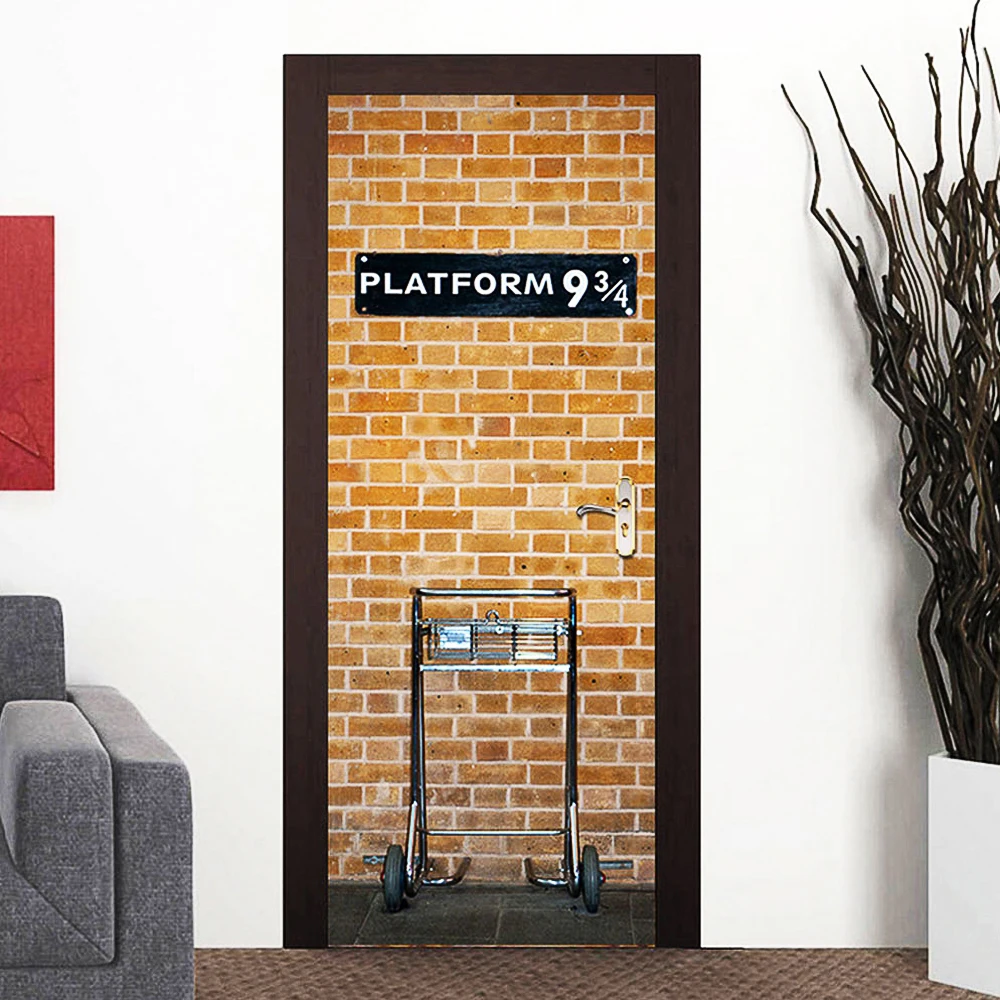 2 шт./компл. художественный декор для дверей на платформе дома Креативные 3D