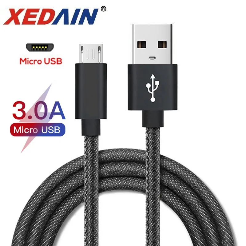 Type C/Micro USB кабель 3A зарядное устройство для синхронизации данных и быстрой